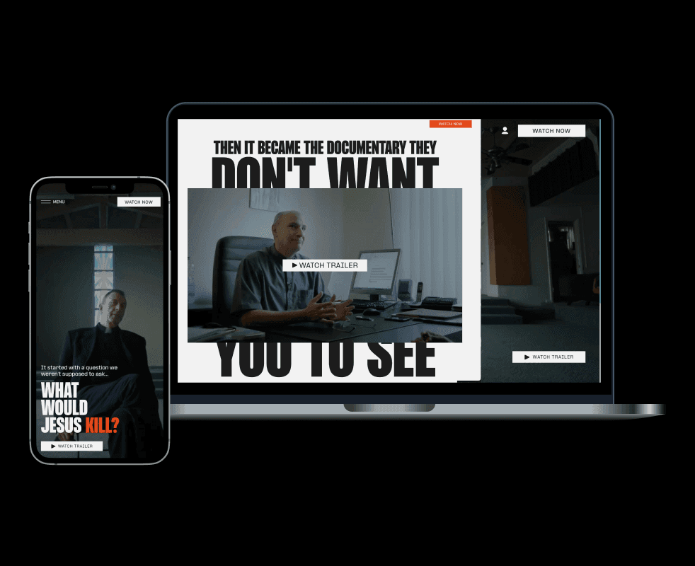 Project Marketing and streaming site for a documentary film